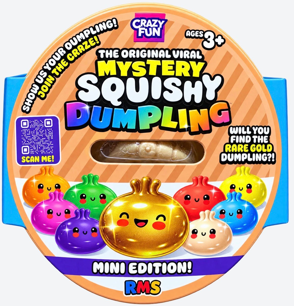 RMS Crazy Fun Original Mini Mystery Squishy Dumpling