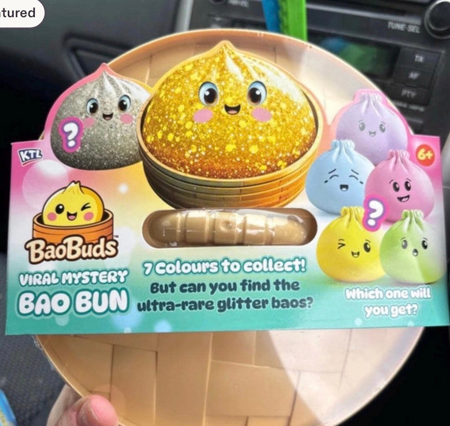 GIANT BaoBuds Viral Mystery Bao Bun Squishy Sealed Blind Bag Rare Collectible Stress Toy