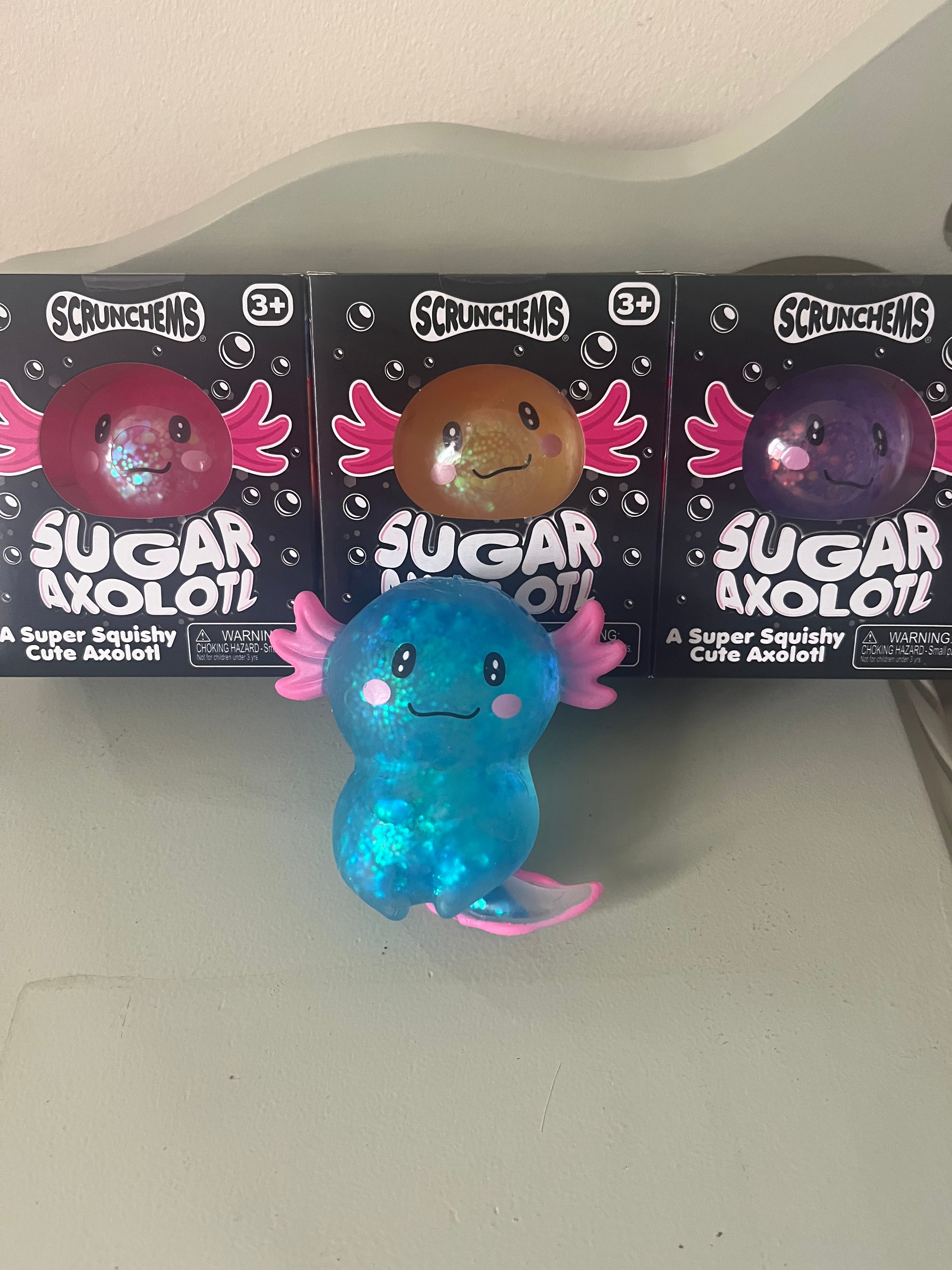 Scrunchems Sugar Axolotl – Super Squishy